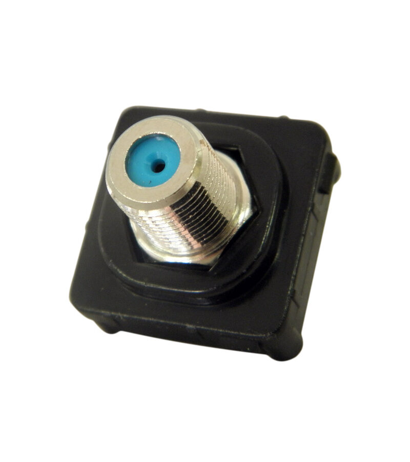AMDEX - F - F 3GHz Insert (BLACK) (Foxtel Approved) suits AMDEX/Clipsal style plates