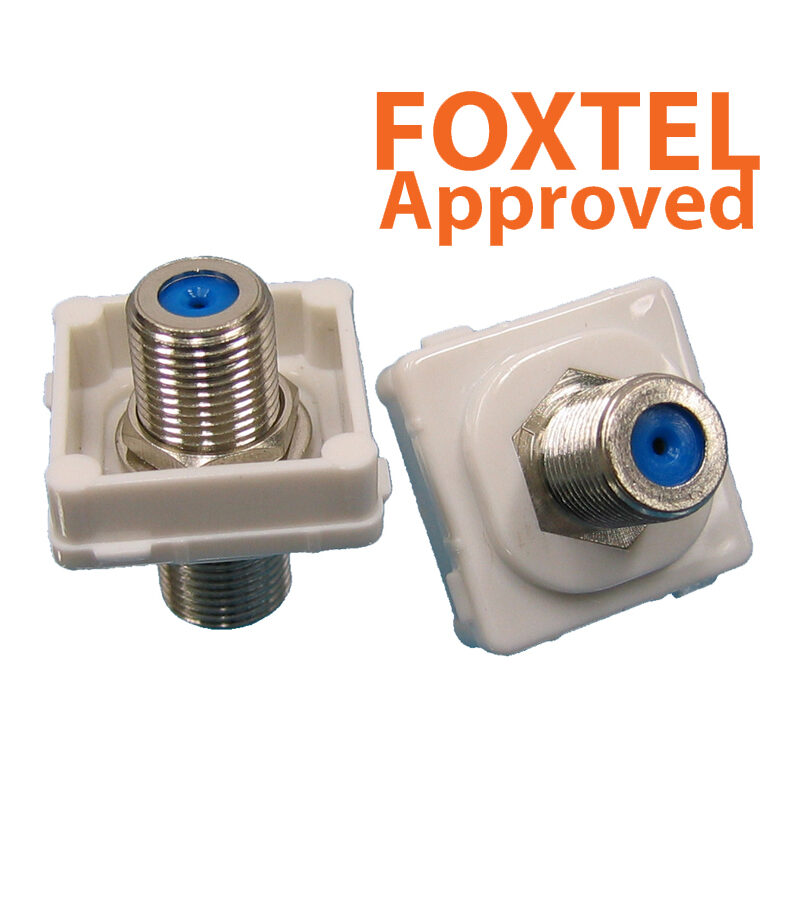 AMDEX - F - F 3GHz Insert (Foxtel Approved) suits AMDEX/Clipsal style plates
