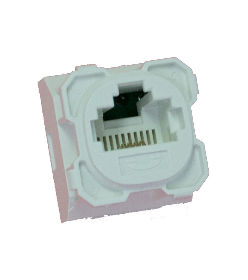 AMDEX: CAT3, 180° 8P4C (RJ11) White Voice, suit CL Series Plates