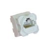 AMDEX: CAT5e, 180° 8P8C (RJ45) White DATA, suit CL Series Plates