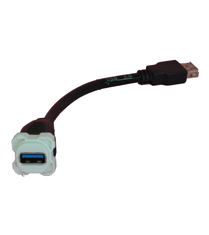 AMDEX Insert: USB - USB 3 suits AMDEX/Clipsal style plates