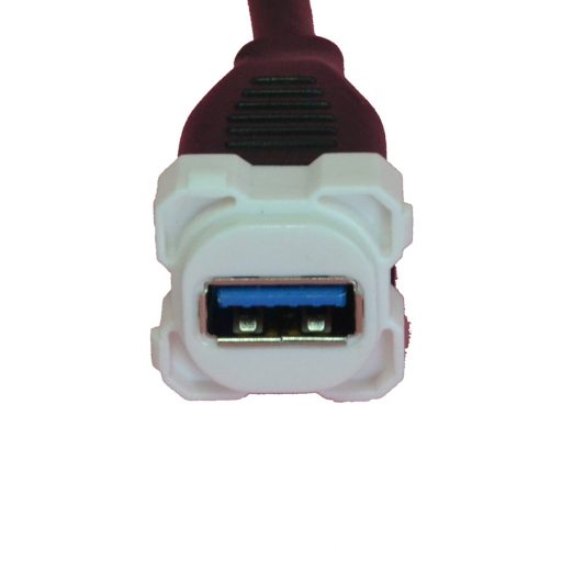 AMDEX Insert: USB - USB 3 suits AMDEX/Clipsal style plates