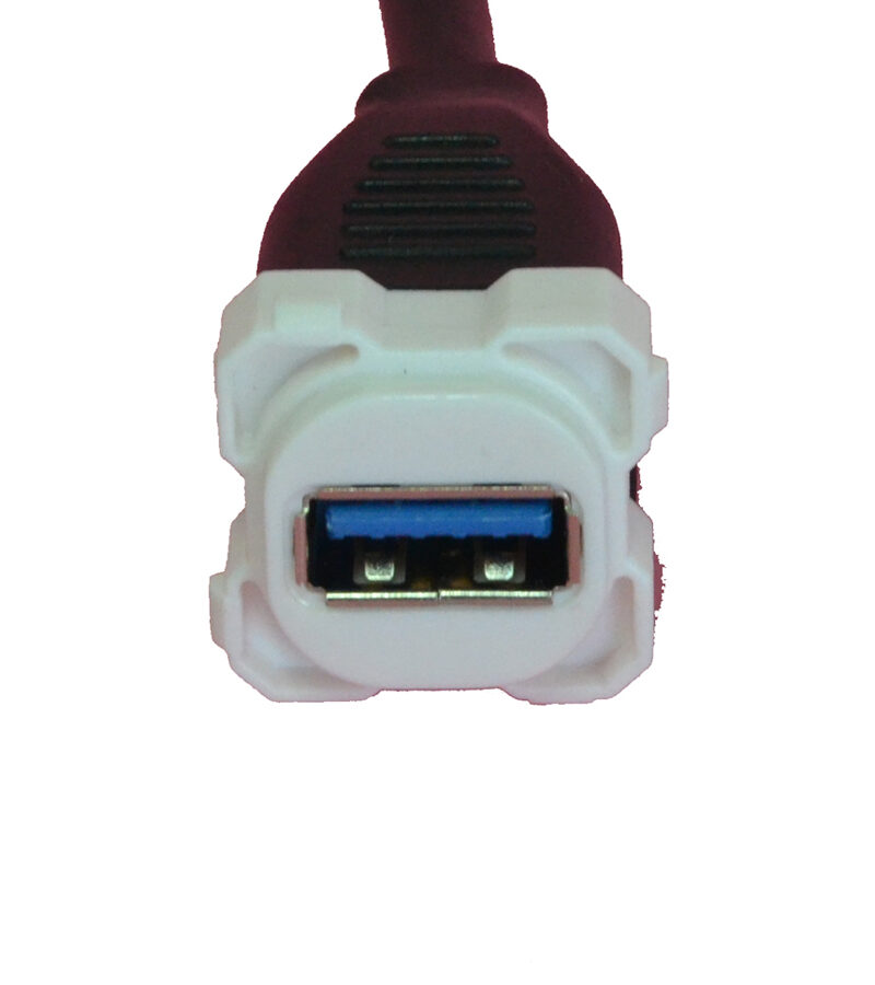 AMDEX Insert: USB - USB 3 suits AMDEX/Clipsal style plates
