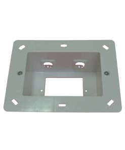AMDEX Recessed Wall / Media Box - Fits 1 Standard Wall Plate + 2 Additional Inserts, White